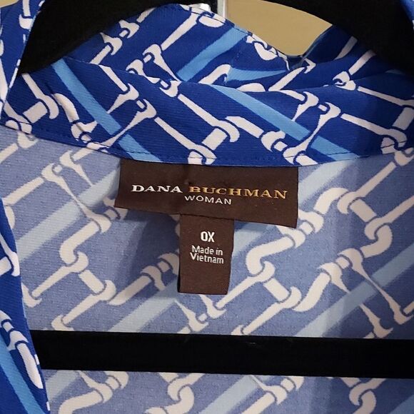 Dana Buchman Faux Wrap Dress - Picture 2 of 5